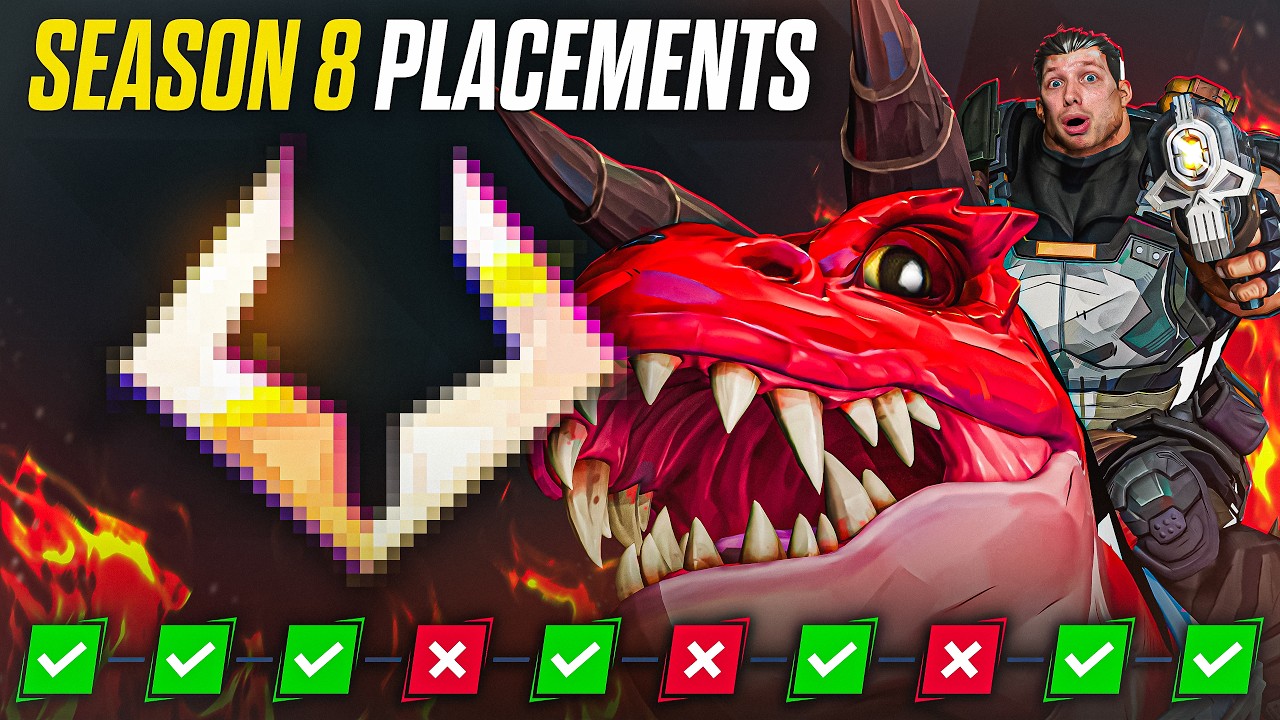 So My Season 8 Placements Went Well in Marvel Rivals...