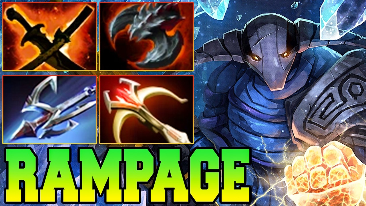 Rampage + 26 Kills Sven Dota 2 !! Sven Dota Pro Gameplay Build Guide Highlights Safelane 7.41