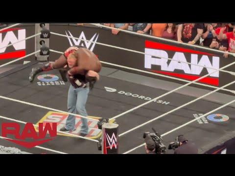 Brock Lesnar returns and DESTROYS Oba Femi!! WWE RAW 5/18/2026