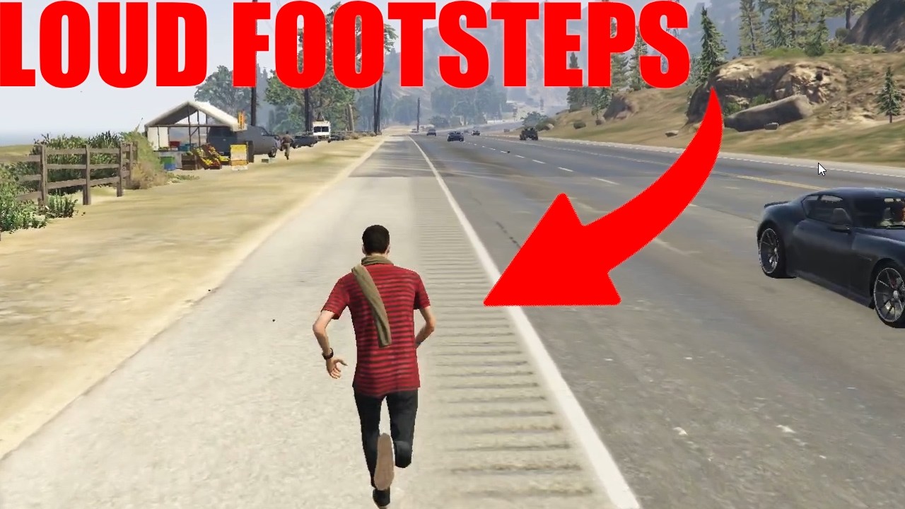How to get Loud Footsteps in FiveM background