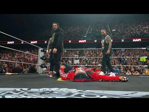 The Usos And Roman Reigns Destroyed Jacob Fatu - WWE RAW 18/05/2026 background