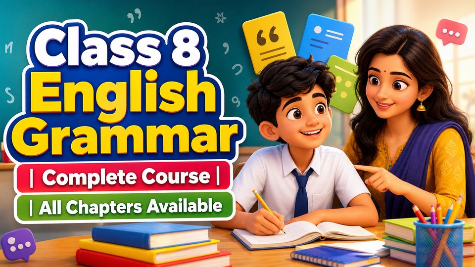 Class 4 English Grammar | Complete Course | All Chapters Available