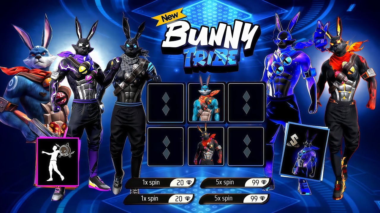 All Bunny Bundle Return 🤯💥 |Warrior Bunny Bundle Return | Free Fire New Event | Ff New Event