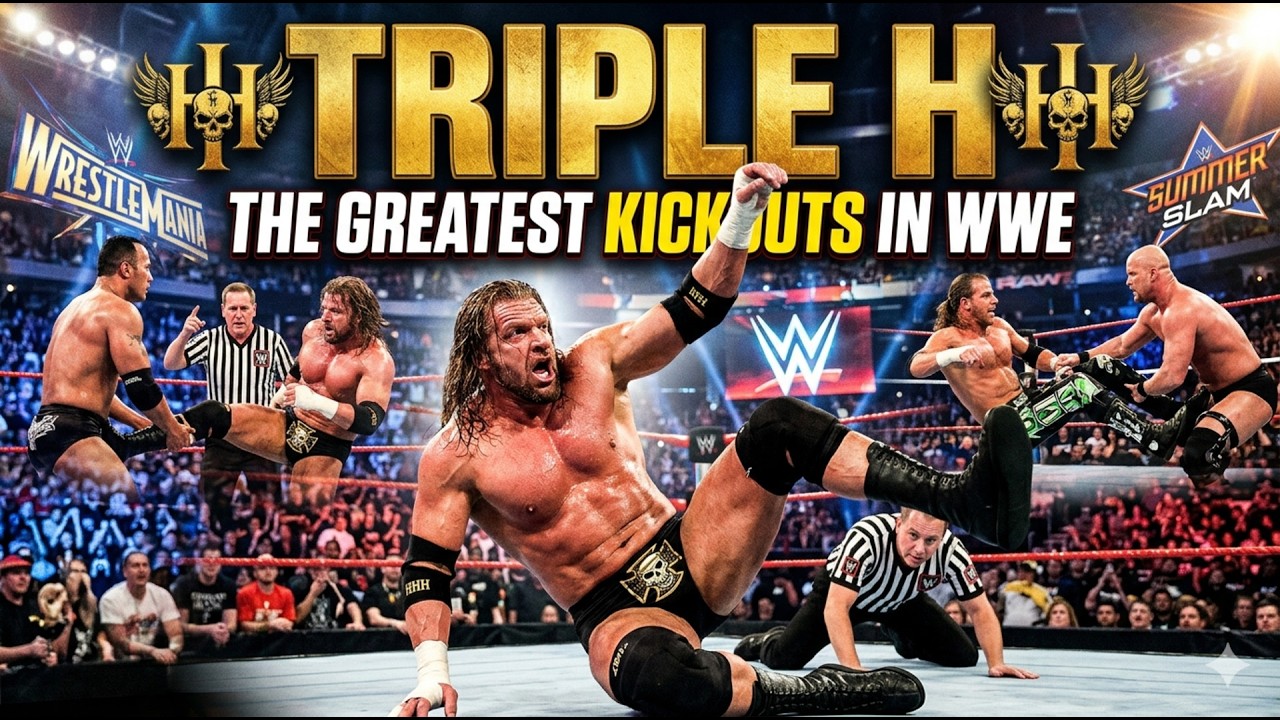 TRIPLE H WOULDN'T DIE | MOST EPIC KICKOUTS IN WRESTLING background