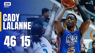Lalanne SCORES SEASON-HIGH 46 PTS & 15 REB for NLEX | PBA SEASON 50 COMMISSIONER’S CUP | HIGHLIGHTS