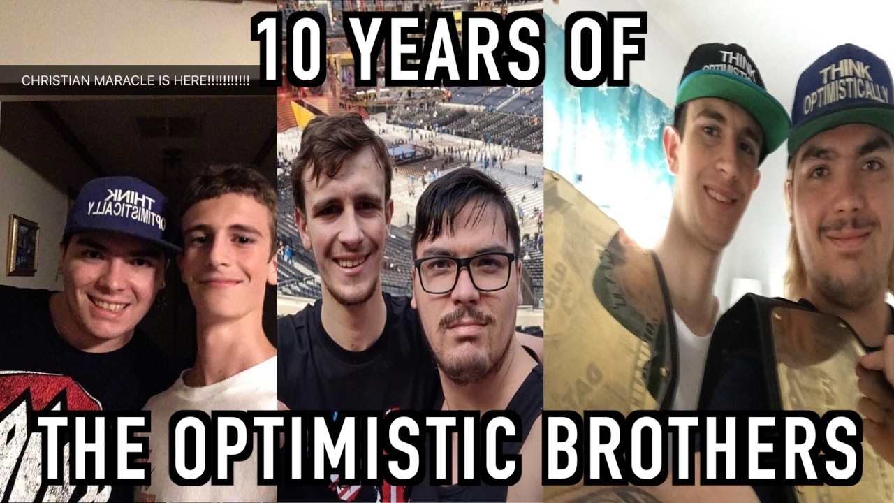 10 Years Of The OPTIMISTIC BROTHERS! Optimistic World Tag Team Champions For Life! background