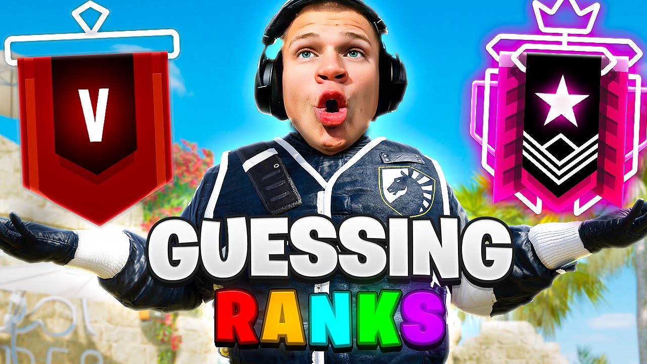 Guessing Your Ranks In Rainbow Six Siege background