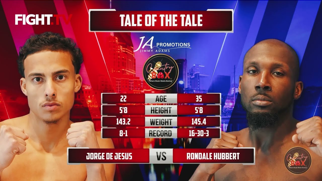 Jorge De Jesus vs Rondale Hubbert | FIGHT.TV background