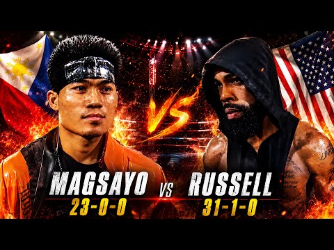 Veteran vs Challenger! Mark Magsayo vs Gary Allen Russell Jr. | BOXING Fight, Highlights