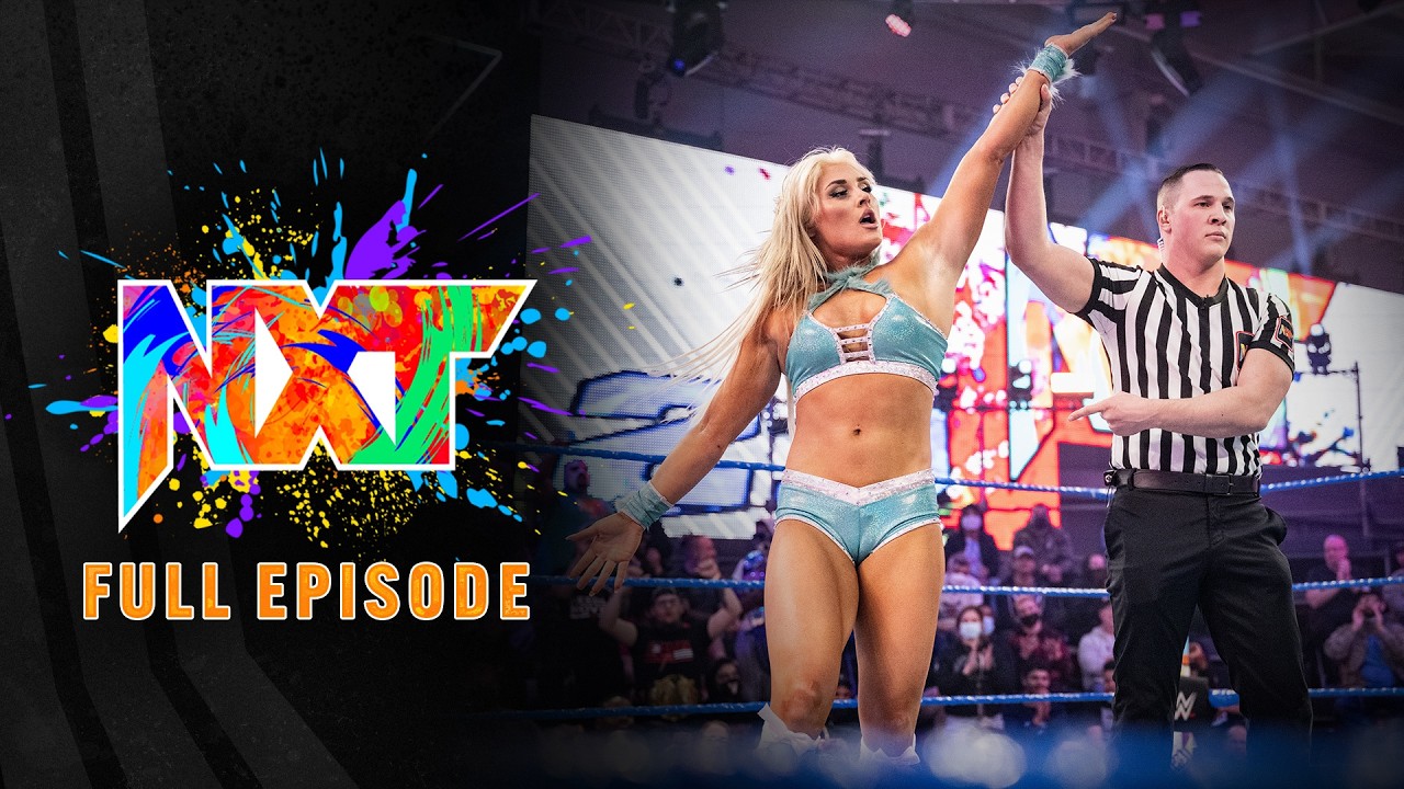 FULL EPISODE: Tiffany Stratton stands tall; LA Knight vs. Sanga: WWE NXT 2.0, Feb. 8, 2022 background