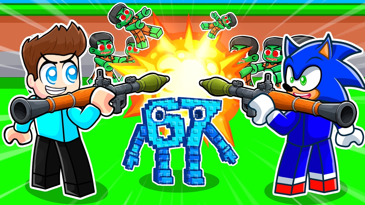 DESTROY ZOMBIES FOR BRAINROT IN ROBLOX !!