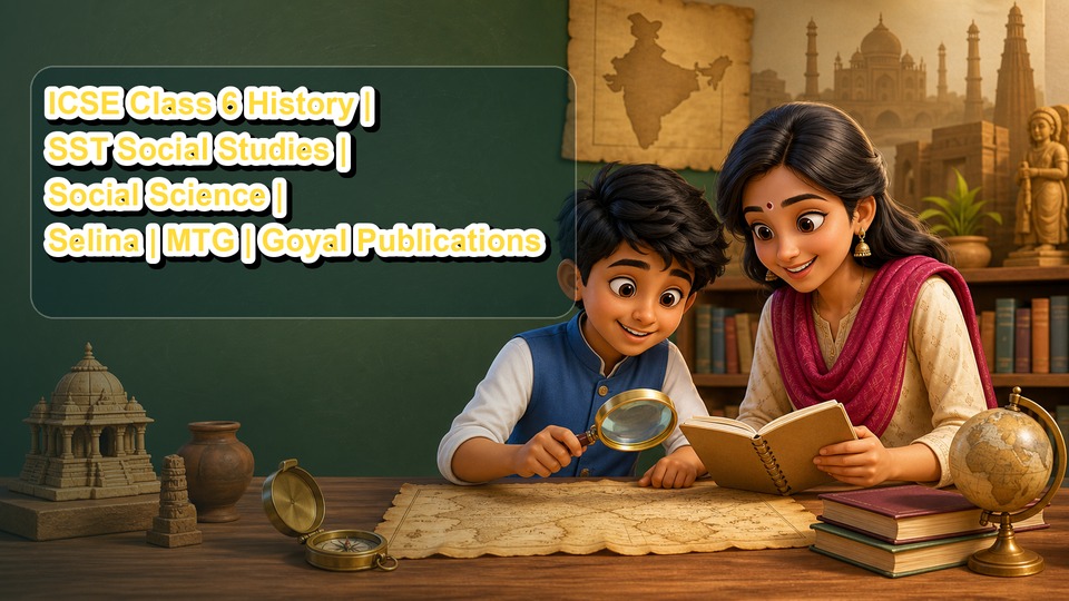 ICSE Class 6 History | SST Social Studies Social Science | Selina | MTG | Goyal Publications background