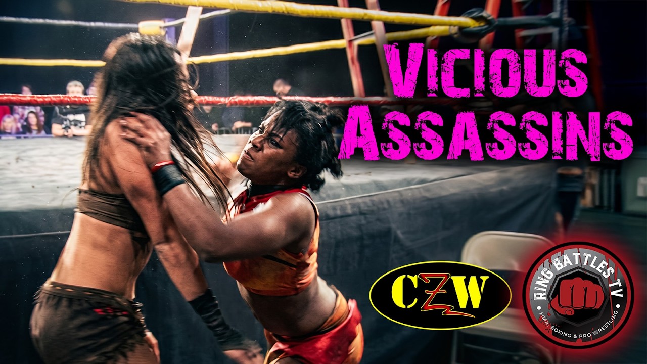 CZW Girlz: Vicious Assassins | Women’s Hardcore Hunters | Ring Battles TV background