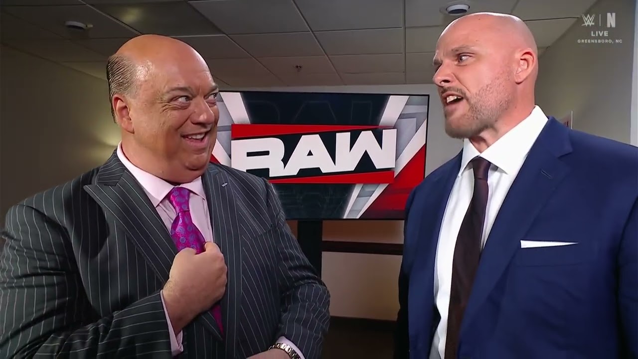 Paul Heyman Presents Shock Brock Lesnar Contract for Clash in Italy | RAW May 18, 2026 background