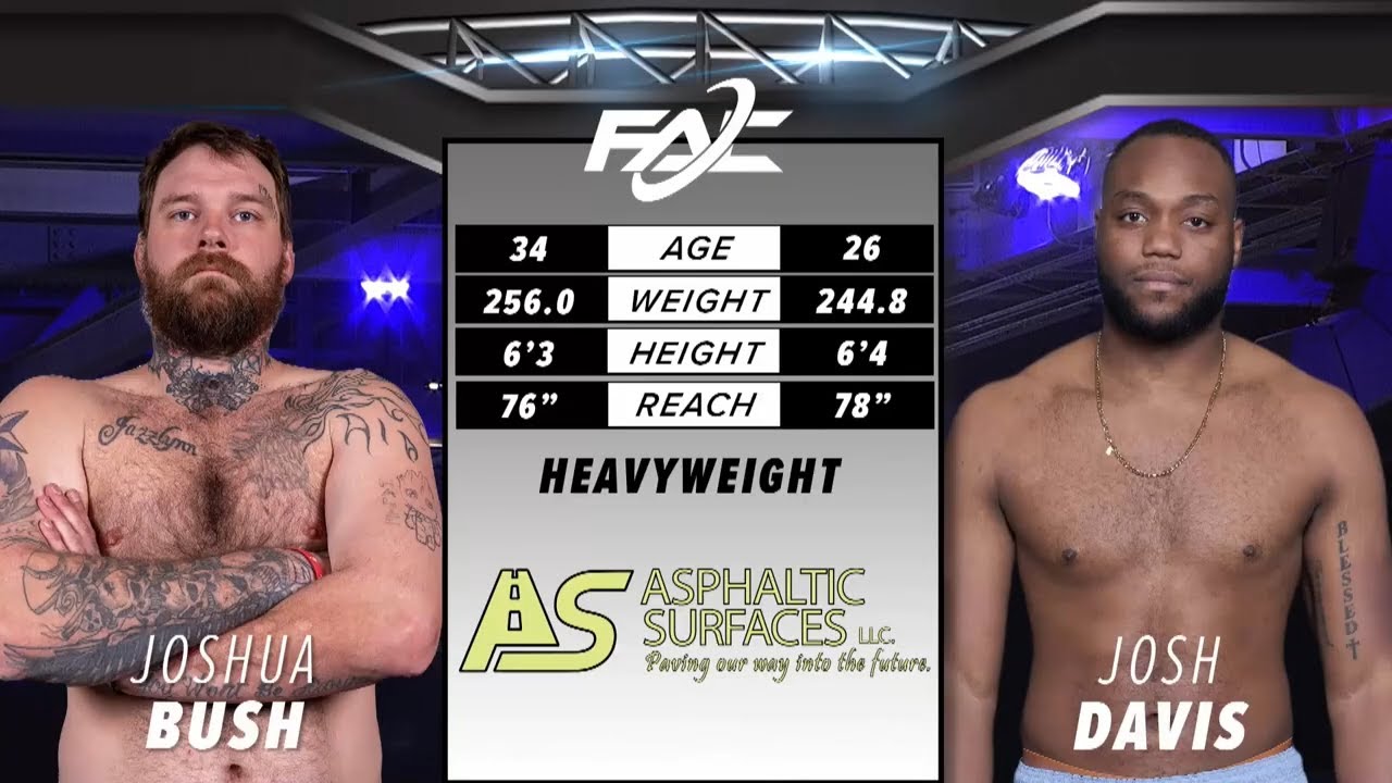 Josh Davis vs. Josh Bush - FAC 34 background