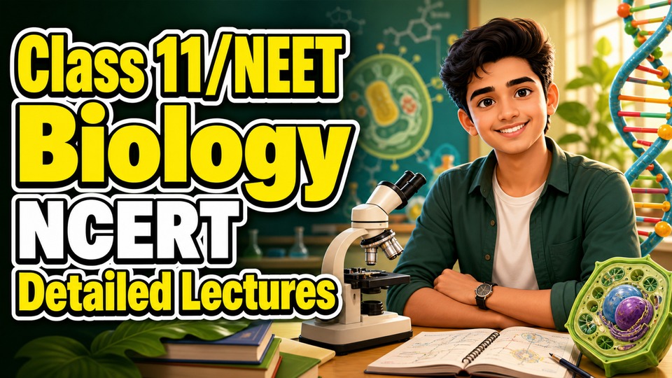 Class 11/NEET Biology NCERT Detailed Lectures background