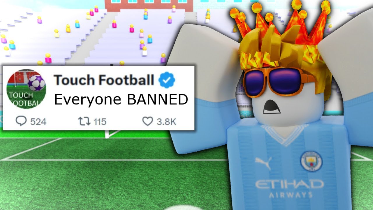 Touch Football is BANNING People For This... (Roblox TSW, Dex) background