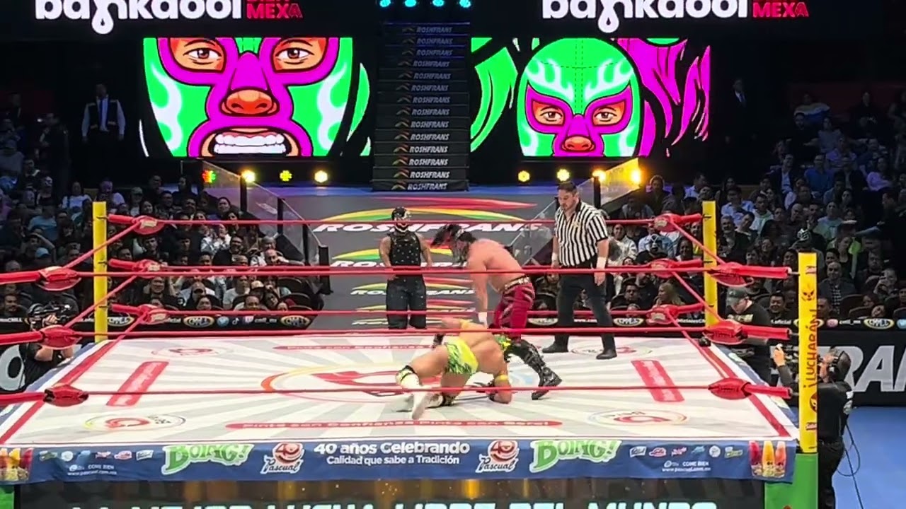 Reporte CMLL: Fugaz vs El Elemental background