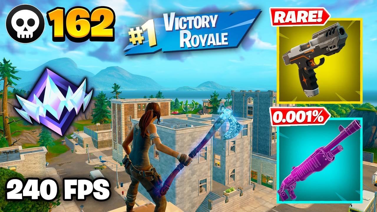 162 Elimination "RANKED RELOAD" Gameplay Wins (Fortnite Chapter 7 Keyboard & Mouse)