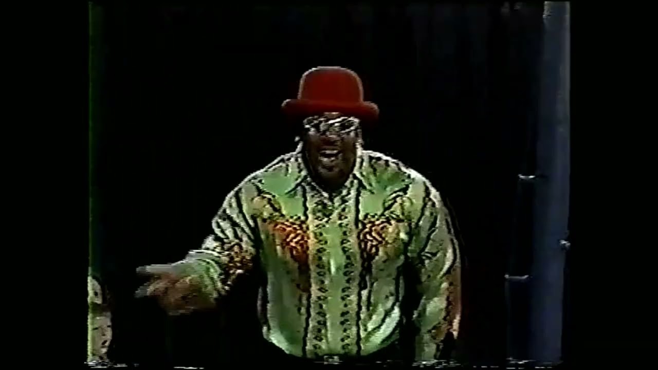 Brandon Baxter introduces Paul Diamond's mystery partner, Master B -Power Pro Wrestling Ep 5 5/9/98 background