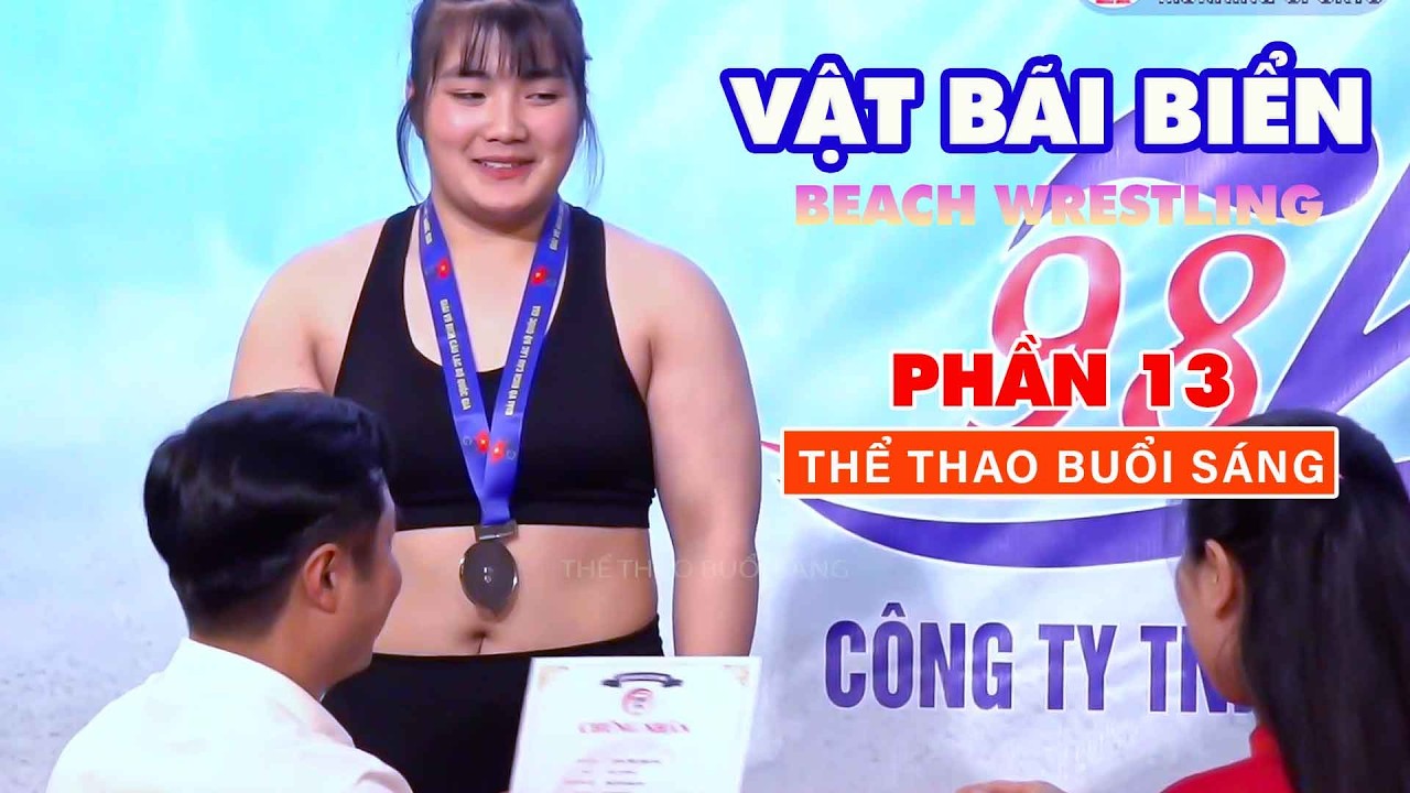 VẬT BÃI BIỂN NỮ - p13 -Vietnamese Women's Beach Wrestling background
