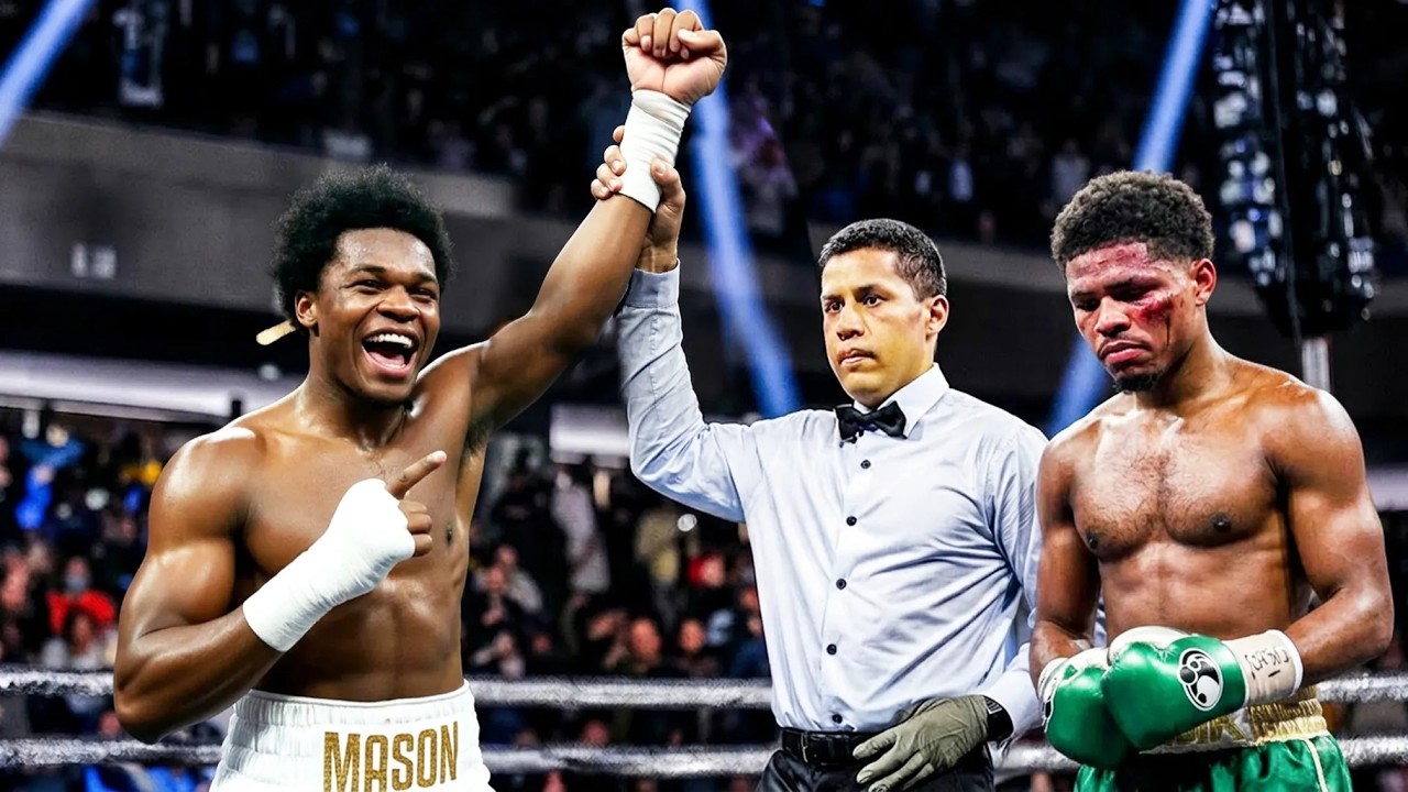 Shakur Stevenson FIRST Loss? Abdullah Mason Legendary Power! background
