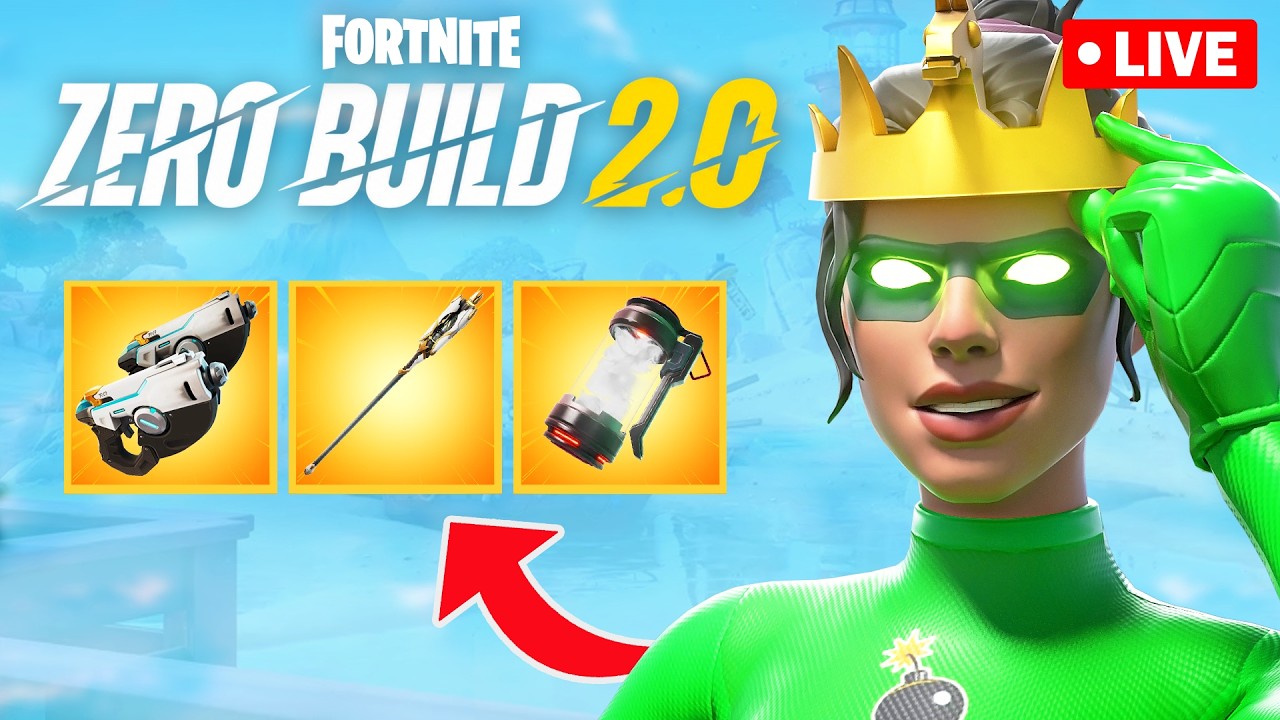 FORTNITE ZERO BUILD 2.0 GAMEPLAY!
