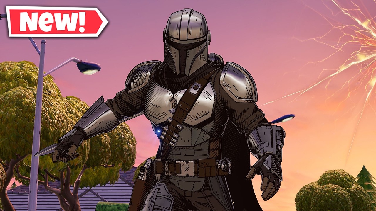 NEW THE MANDALORIAN (Pen & Ink) Skin Gameplay In Fortnite!
