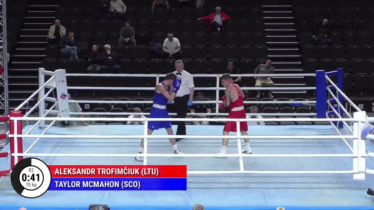 Taylor McMahon (SCO) vs. Aleksandr Trofimčuk (LTU) Algirdas Šocikas 2026 (70kg) background