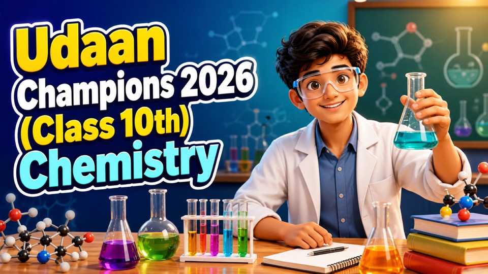 Udaan Champions 2026 (Class 10th) Chemistry background
