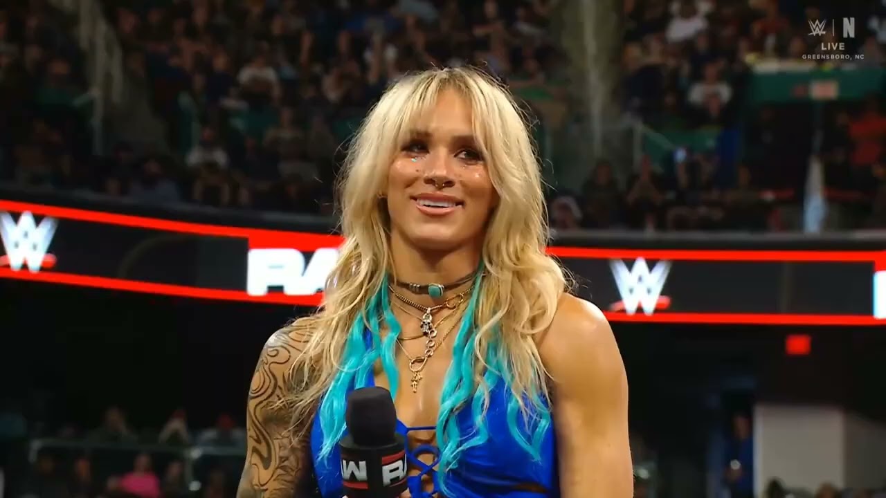 Becky Lynch Confront Sol Ruca Segment - Raw May 18 2026 background