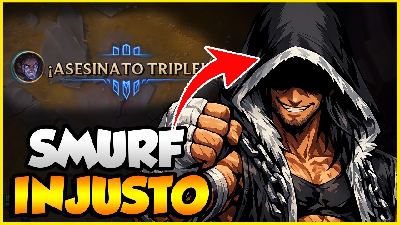 🤣 EL MAXIMO SMURFEO QUE PUEDA EXISTIR 🤣 | LEAGUE OF LEGENDS.