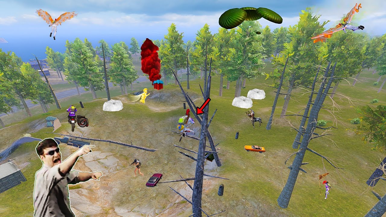 TREE CAMPER 1000 IQ 😱😂 Pubg Mobile Trolling Cutes 🤣