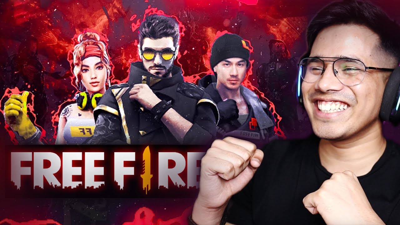 Playing FREEFIRE For The First Time With My Friends ЁЯШН backdrop