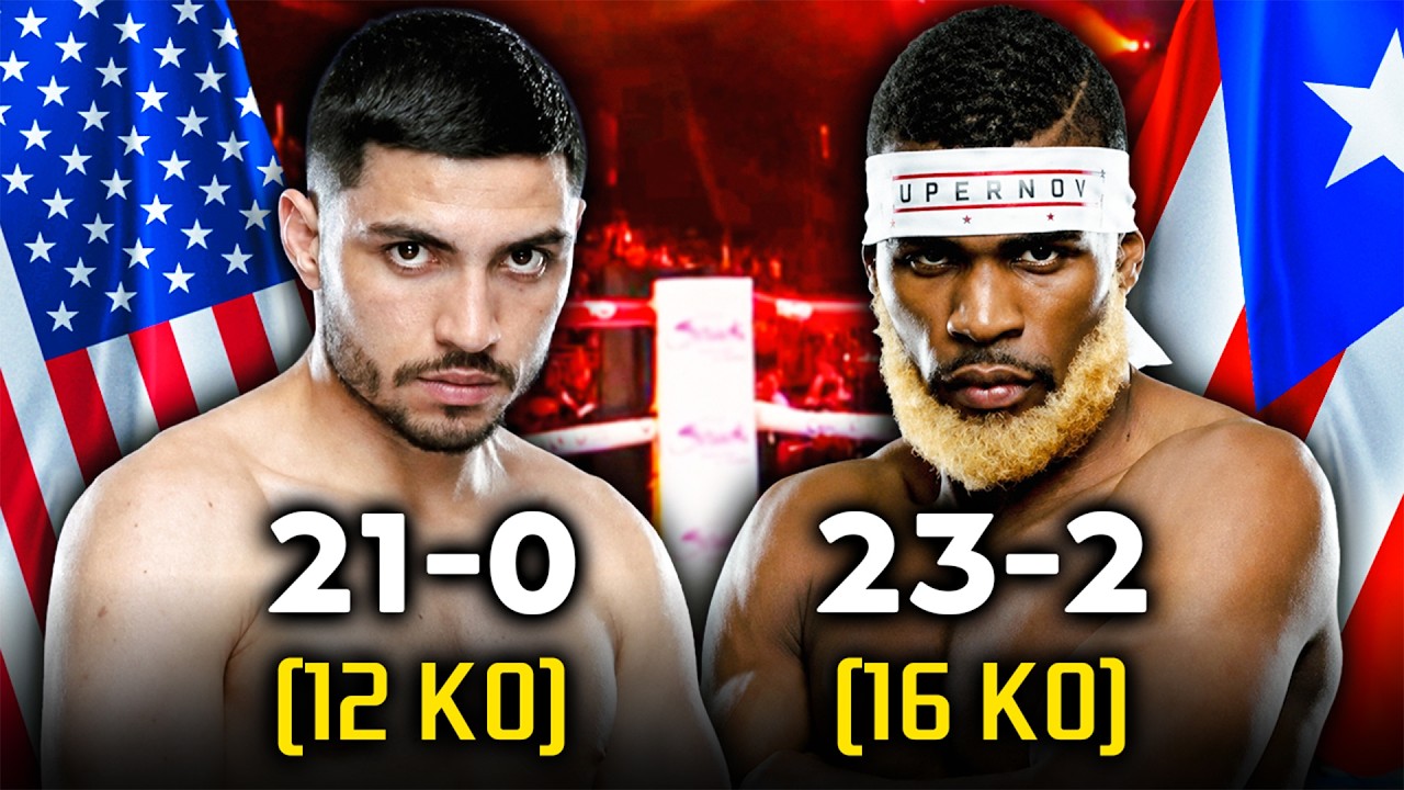 Andres Cortes (USA) vs Abraham Nova (Puerto Rico) | Full Fight Highlights