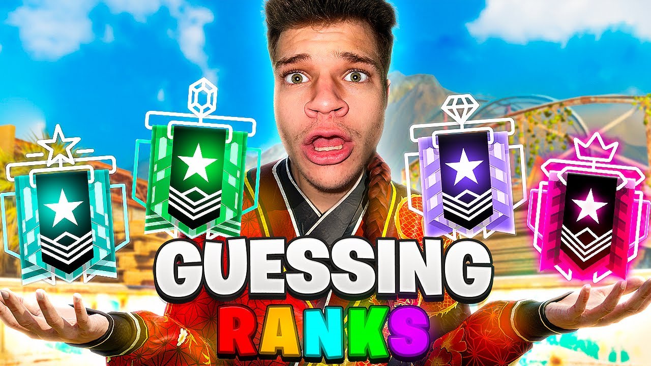 CRAZIEST GUESSING RANKS YET (Rainbow Six Siege) background