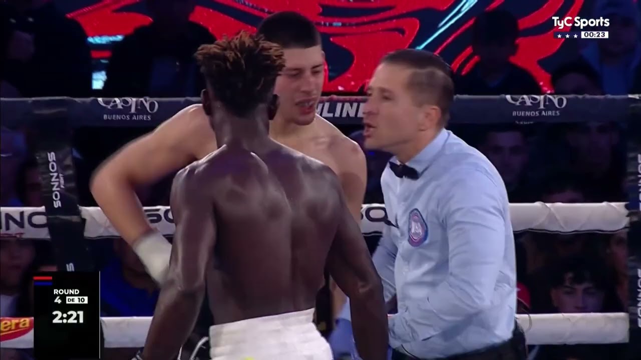 Touba Niang vs. Nazareno Morel - Boxeo de Primera - TyC Sports