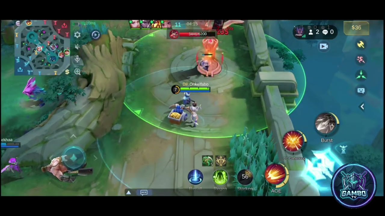 Let's Play "Mobile Legends Bang Bang" Ranking mode with Wanwan (Marksman) background