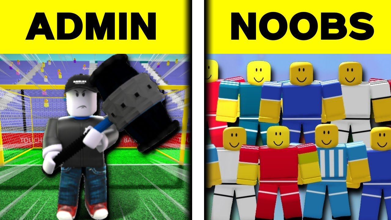Noobs vs ADMIN in Touch Football! (Roblox) backdrop