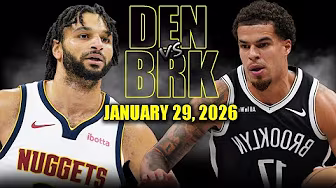 Denver Nuggets vs Brooklyn Nets Full Game Highlights – January 29, 2026 | NBA Season