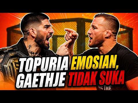 TOPURIA NAIK PITAM! Gaethje Sindir Mental Sang Juara di Depan Dunia UFC🔥 background