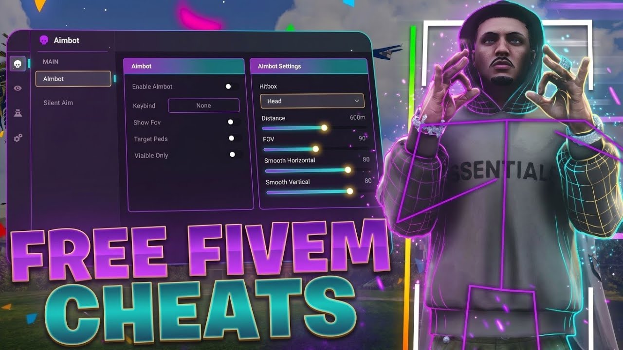UNDETECTED FiveM Cheat | Skeleton ESP + Weapon Menu + Speed Hack | Free Download ๐