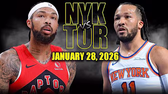 New York Knicks vs Toronto Raptors Full Game Highlights – January 28, 2026 | NBA Season