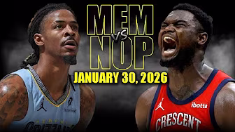 Memphis Grizzlies vs New Orleans Pelicans Full Game Highlights – January 30, 2026 | NBA Season background