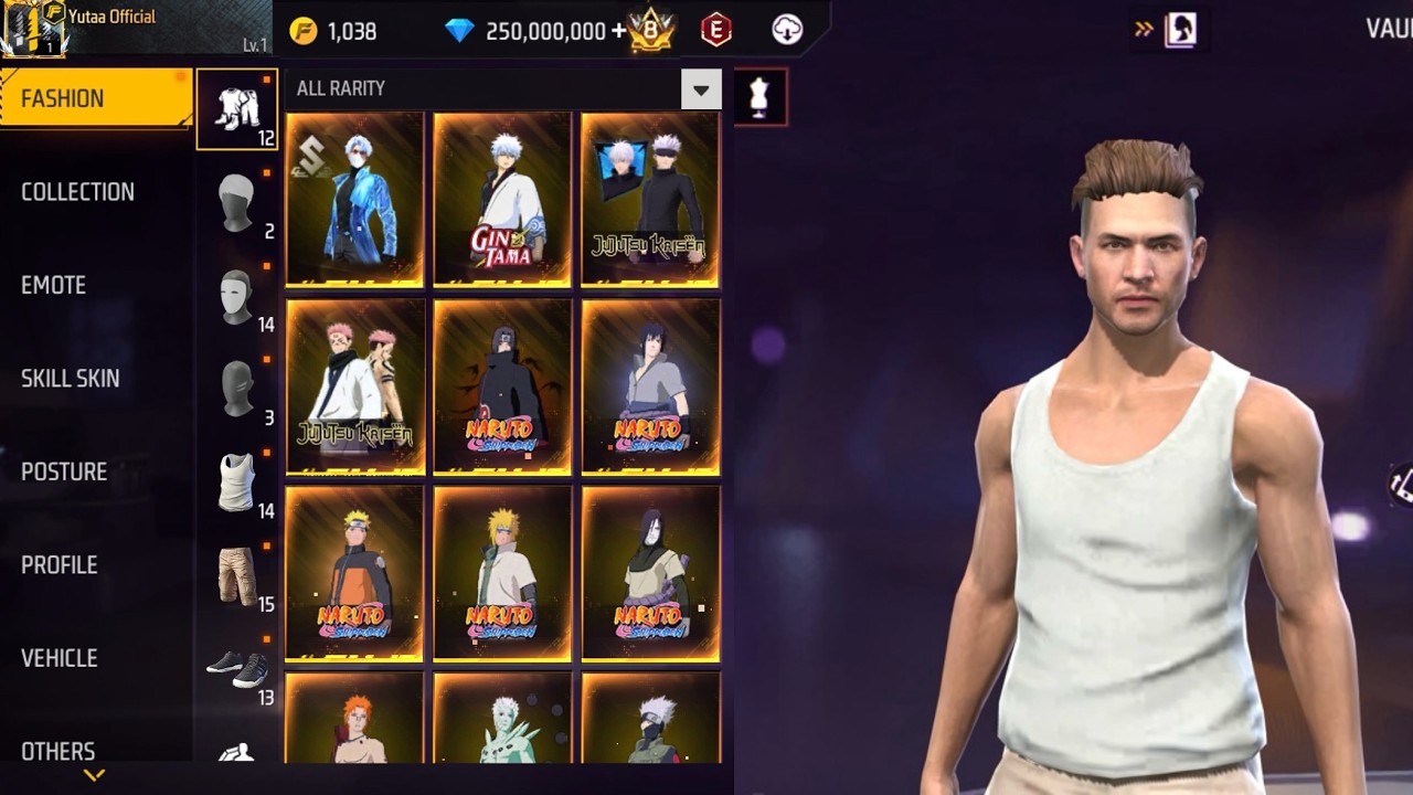 NOOB 👉 TO 👉 PRO🤑 SPEND 250,000,000💎 IN NEW ACCOUNT LEVEL 1 FREE FIRE⚡️
