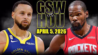 Golden State Warriors vs Houston Rockets Full Game Highlights – April 5, 2026 | NBA Season