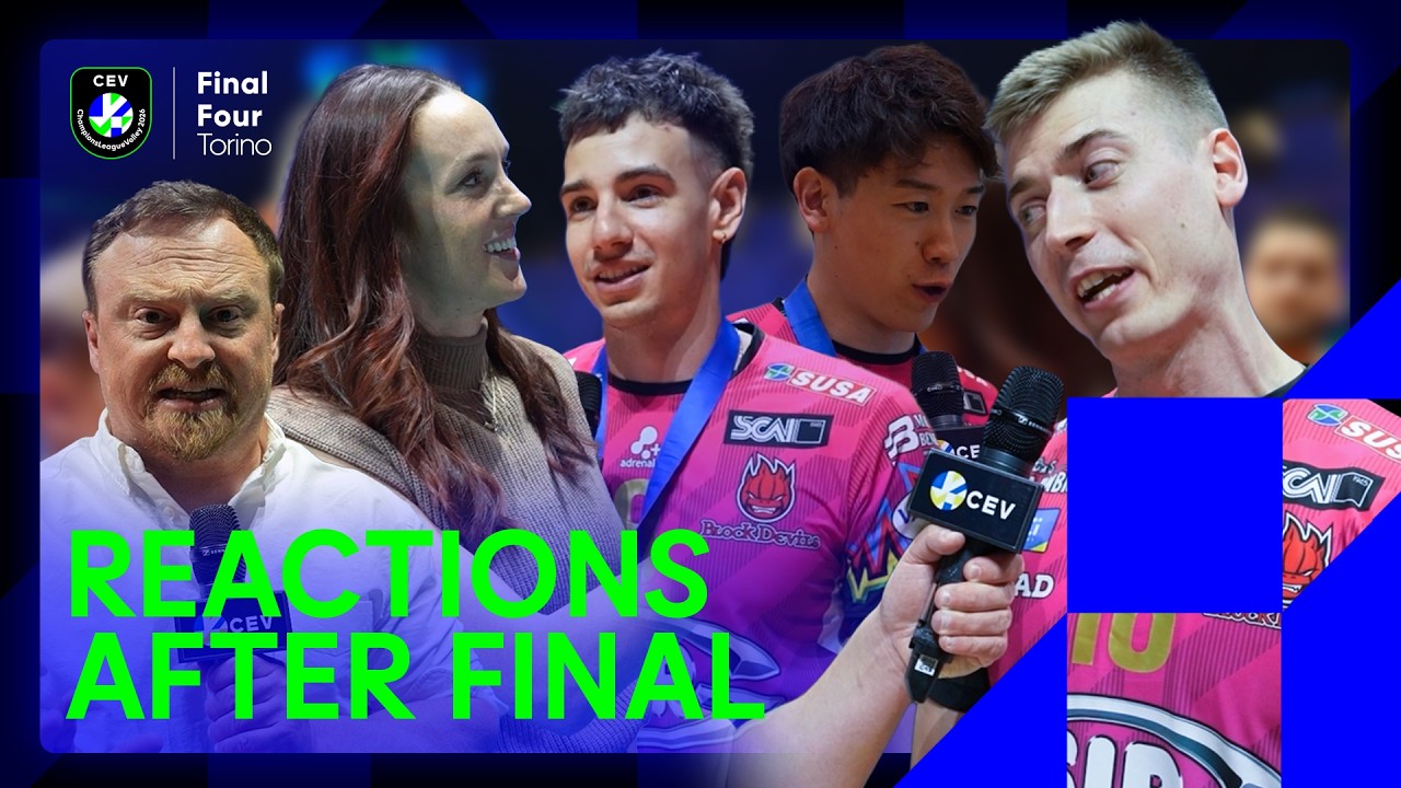"WE ARE CHAMPIONS!" ЁЯПЖ Perugia Star players Exclusive Post-Match Reactions to Winning CLVM again! background
