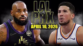Los Angeles Lakers vs Phoenix Suns Full Game Highlights – April 10, 2026 | NBA Season