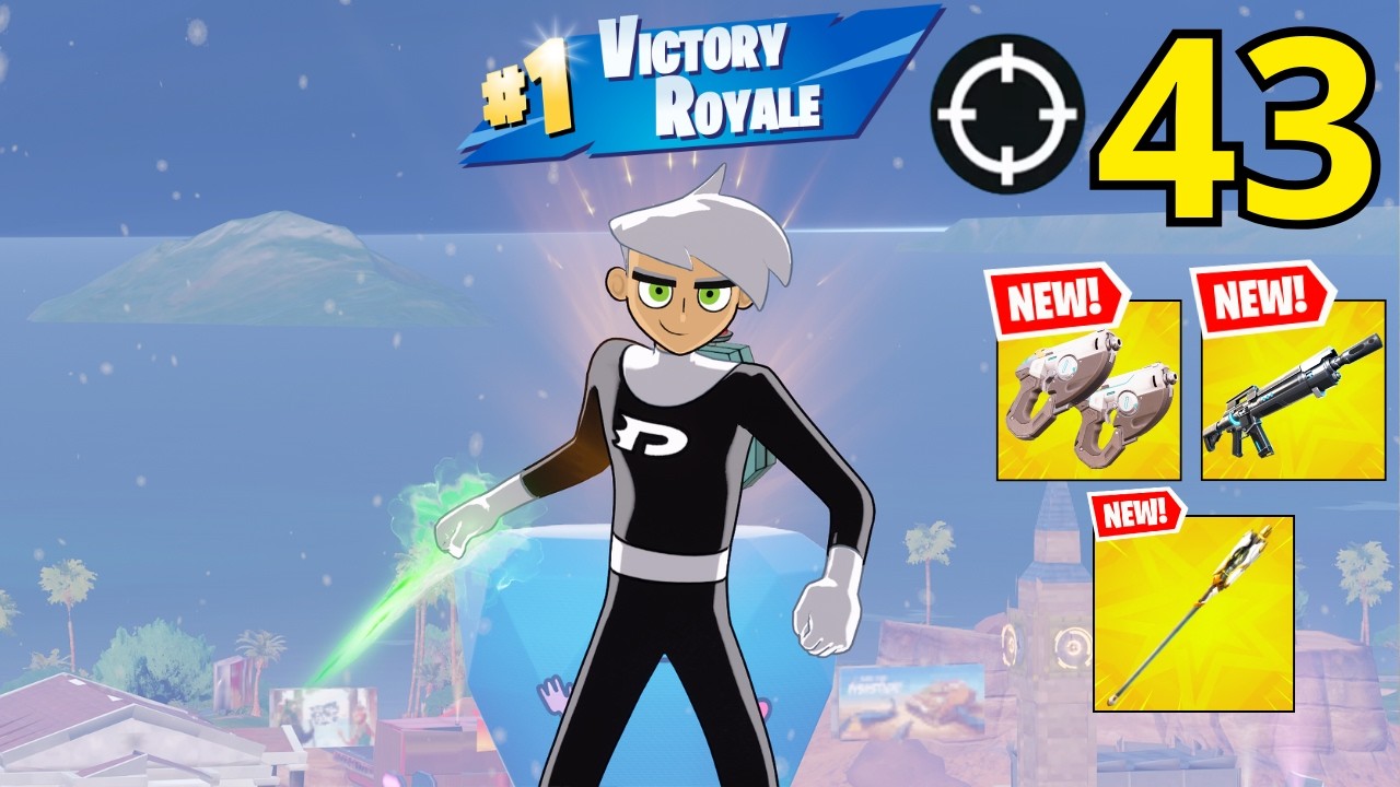 42 Elimination DANNY PHANTOM Gameplay Wins Zero Build (NEW FORTNITE CHAPTER 7 SEASON 2)