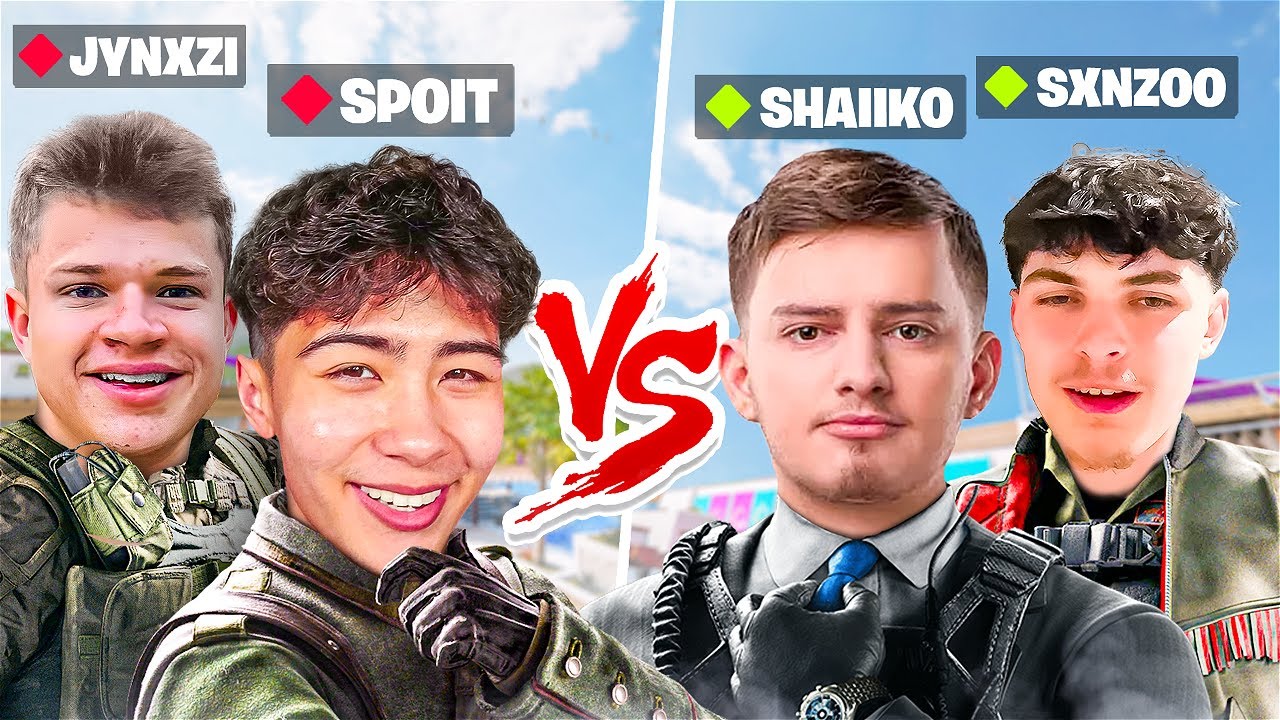 Spoit & Jynxzi vs Shaiiko & Sxnzoo 2v2 (Rainbow Six Siege) background